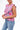 The Grady Top - Party Vines Pink