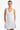 The Campbell Dress - White/Hydrangea/Cabbage