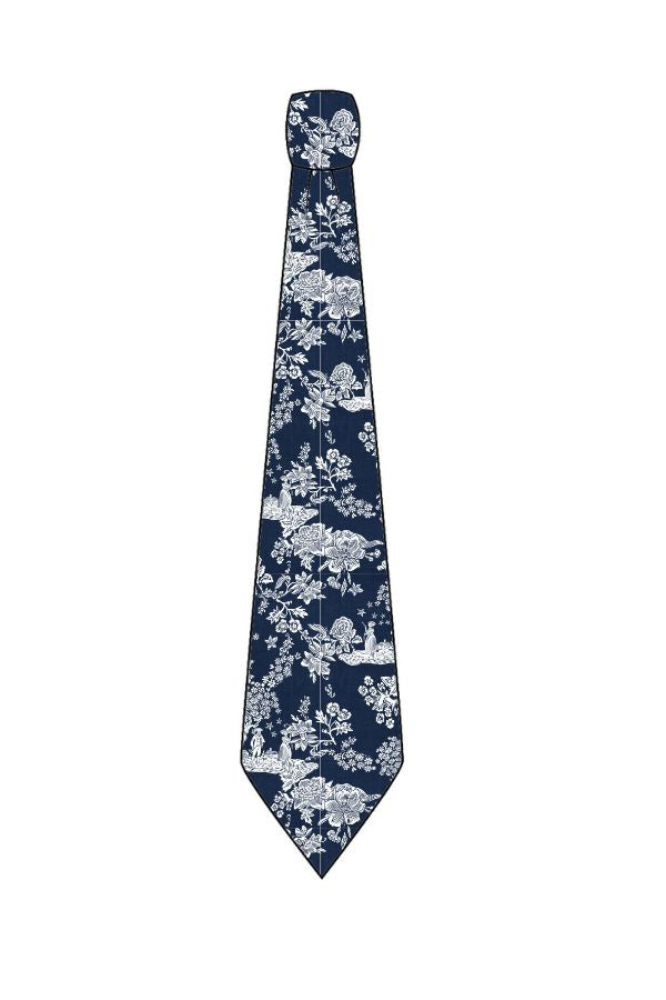 Tie - French Country Navy