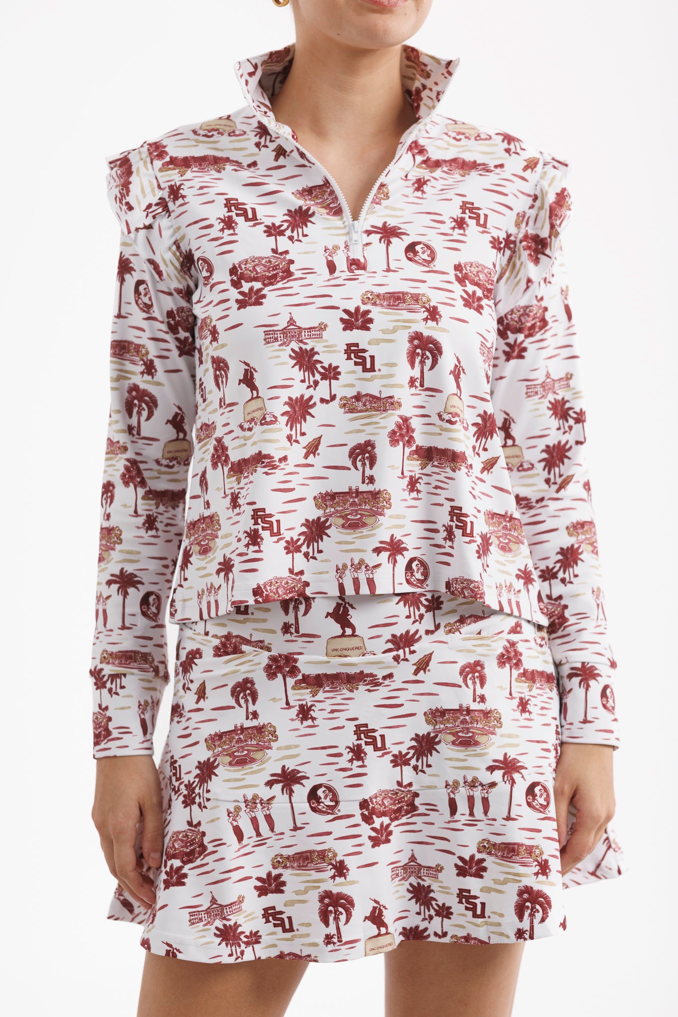 Tailgate Collection Molly Skort - Florida State Toile