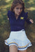 Tailgate Collection Grayson Top - Go Blue