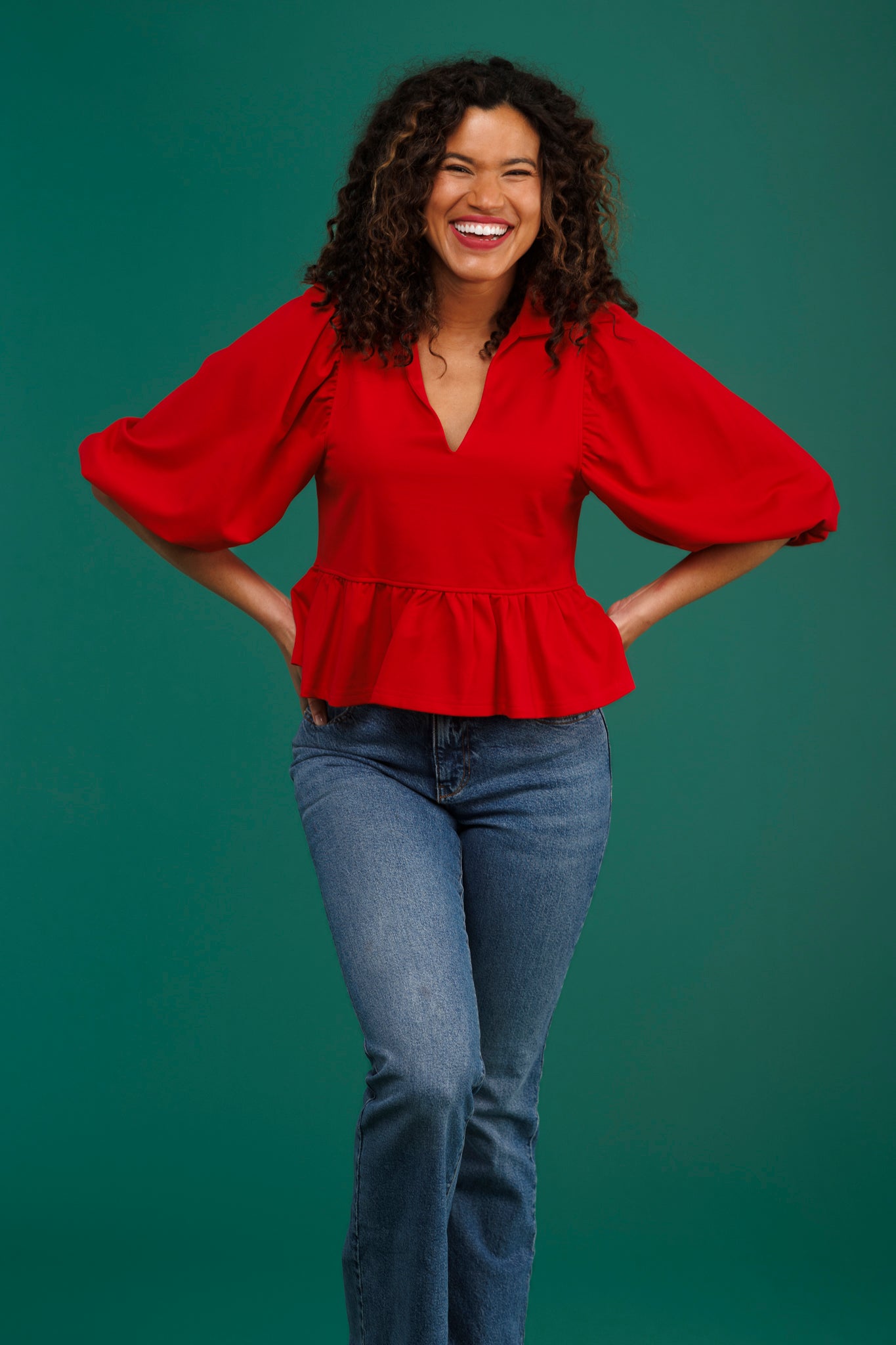 The Wren Top - Red